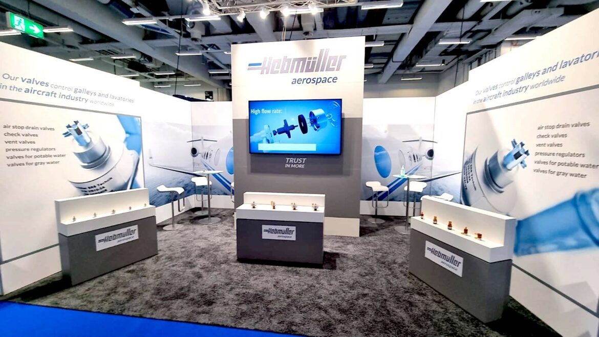 Hebmüller aerospace Hebmüller Aerospace auf der AIX Aircraft Interiors Expo Hamburg